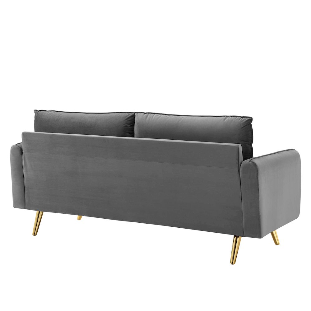 Revive Performance Velvet Sofa. Picture 4