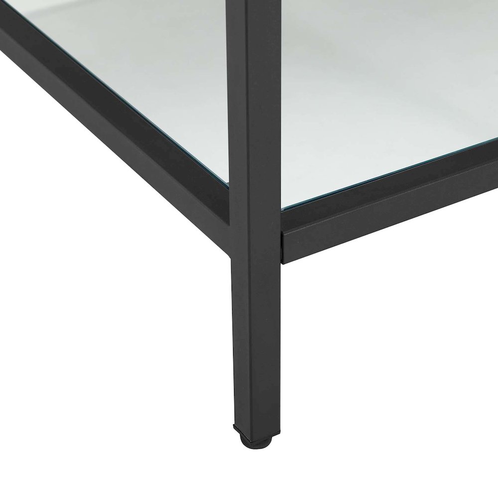 Kingsley 36" Black Stainless Steel Bathroom Vanity. Picture 8