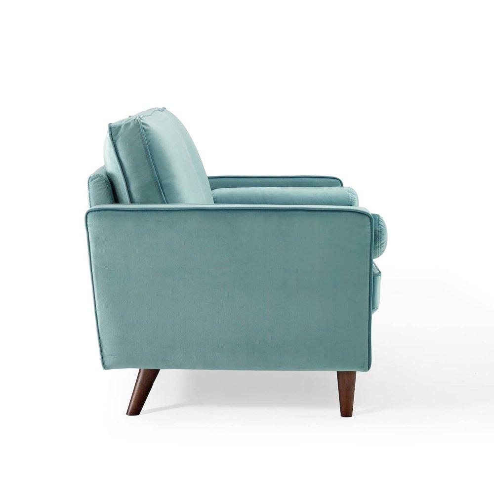 Valour Performance Velvet Loveseat. Picture 3
