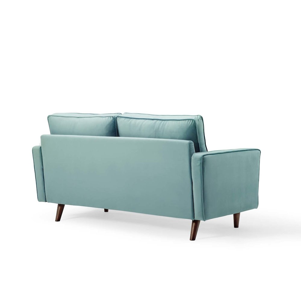 Valour Performance Velvet Loveseat. Picture 4