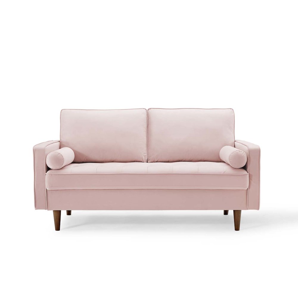 Valour Performance Velvet Loveseat. Picture 5