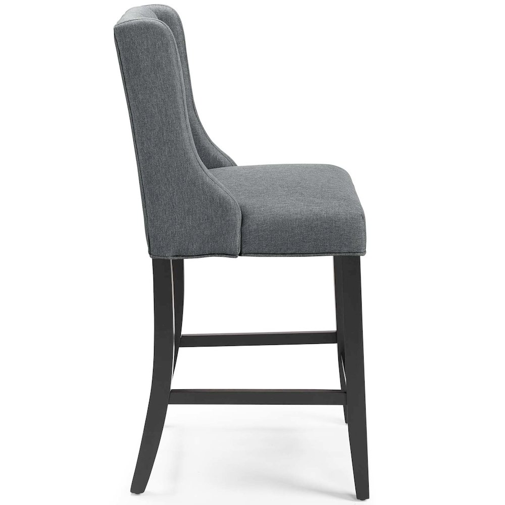Baronet Upholstered Fabric Counter Bar Stool Set of 2. Picture 3