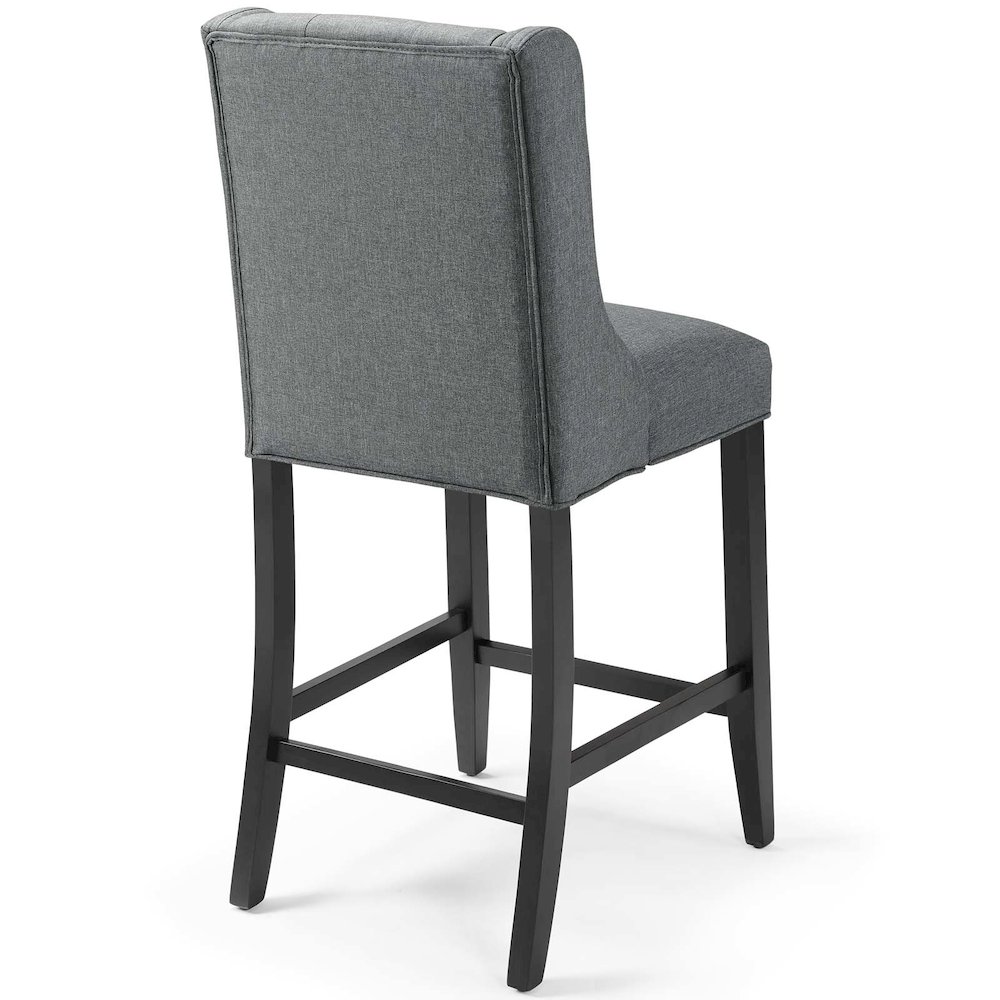 Baronet Upholstered Fabric Counter Bar Stool Set of 2. Picture 4