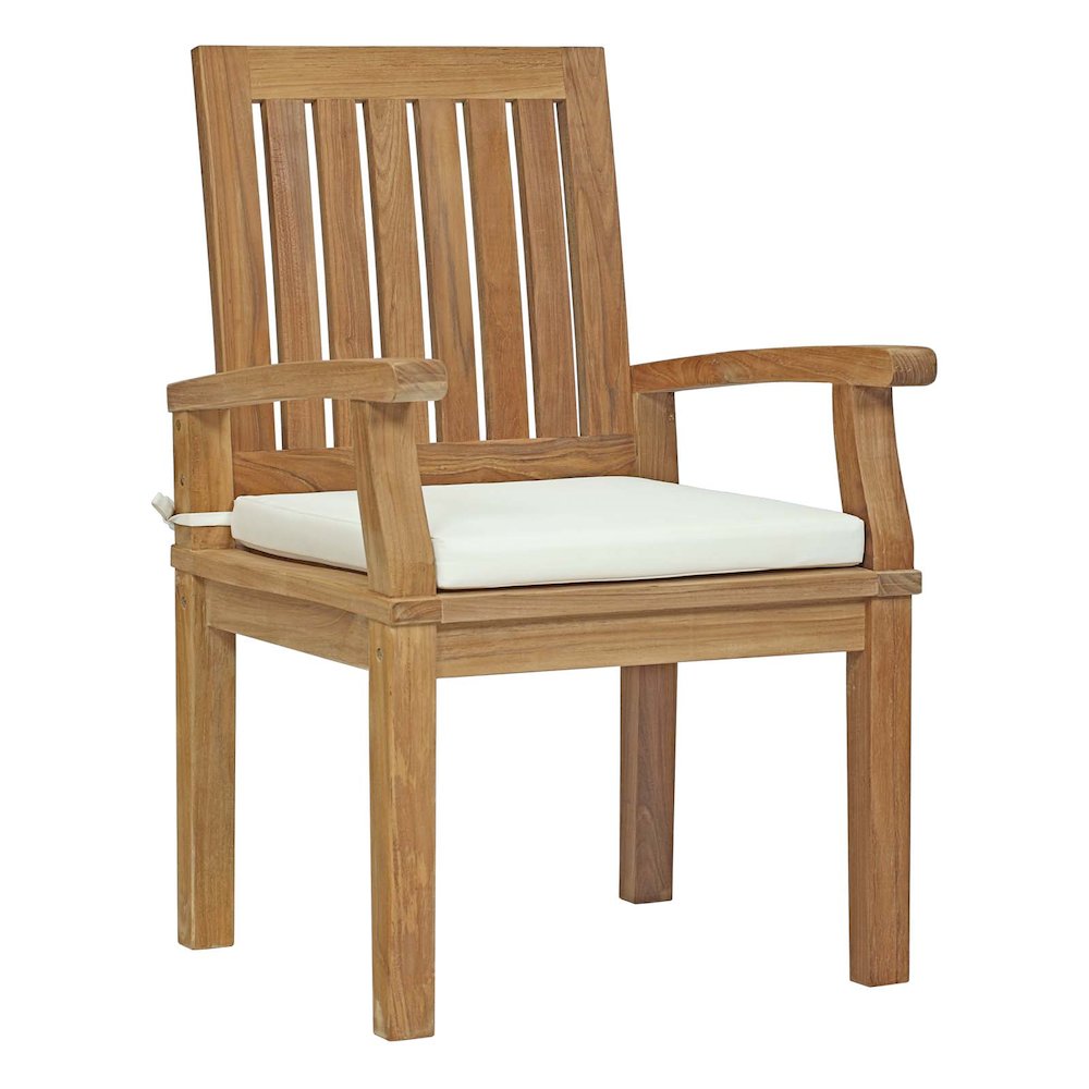 Marina 9 Piece Outdoor Patio Teak Dining Set. Picture 2