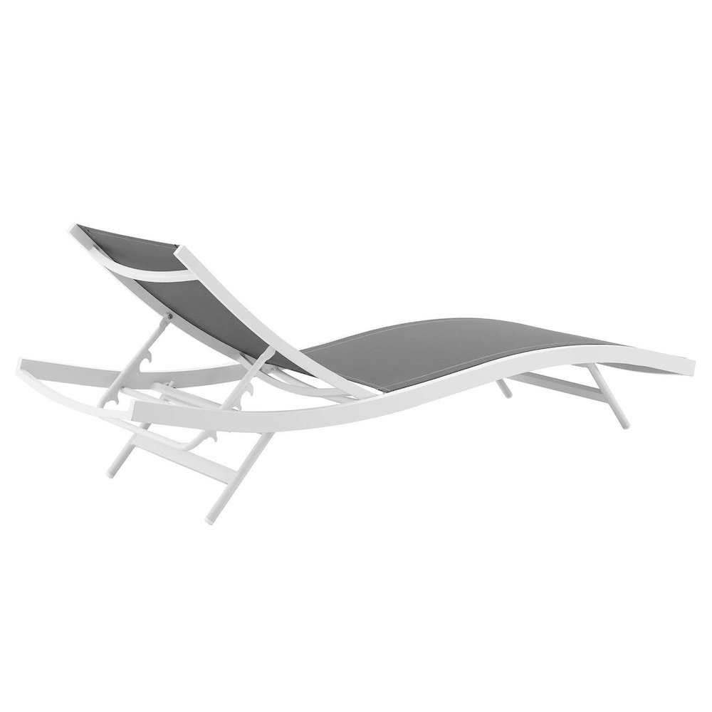 Glimpse Outdoor Patio Mesh Chaise Lounge Set of 4. Picture 3