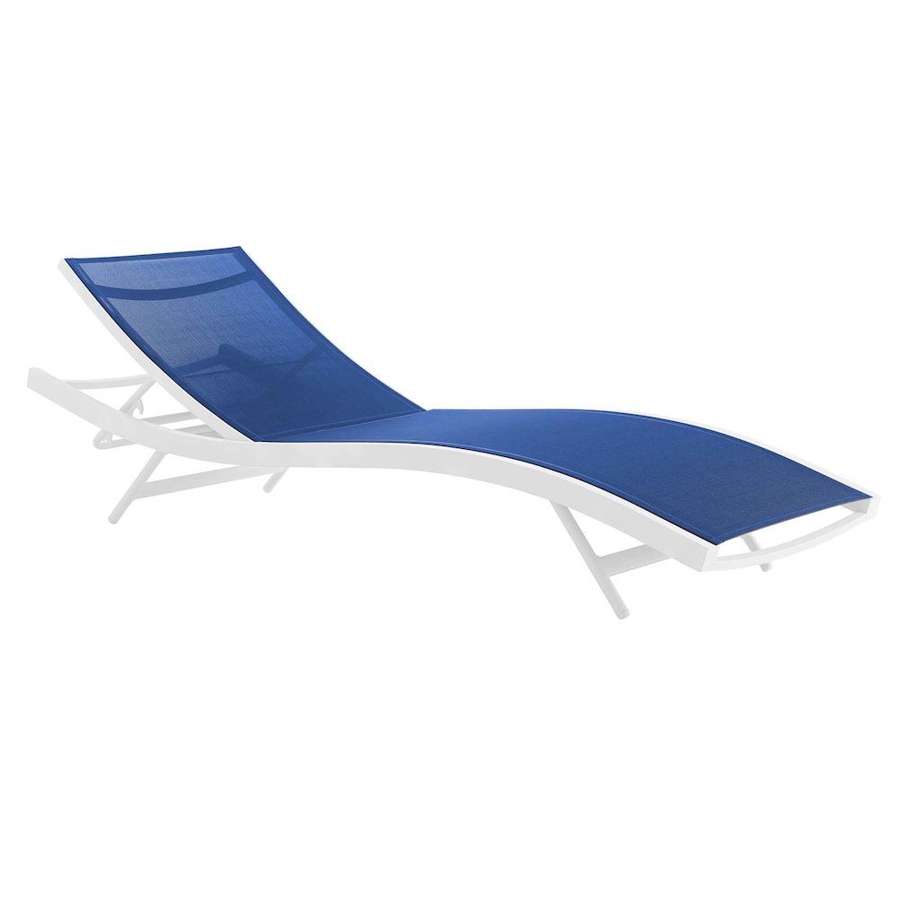 Glimpse Outdoor Patio Mesh Chaise Lounge Set of 4. Picture 3