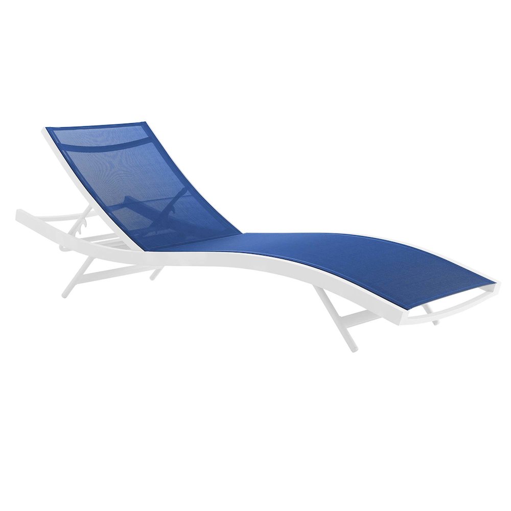Glimpse Outdoor Patio Mesh Chaise Lounge Set of 4. Picture 4
