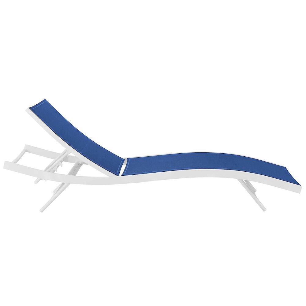 Glimpse Outdoor Patio Mesh Chaise Lounge Set of 4. Picture 6