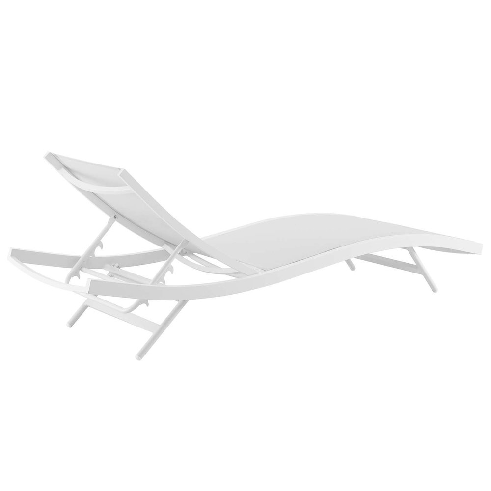 Glimpse Outdoor Patio Mesh Chaise Lounge Set of 4. Picture 3