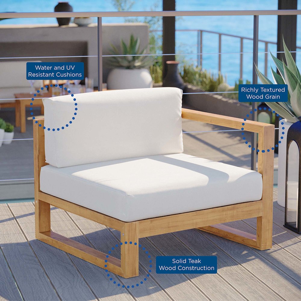 Upland Outdoor Patio Right-Arm Chair. Picture 7