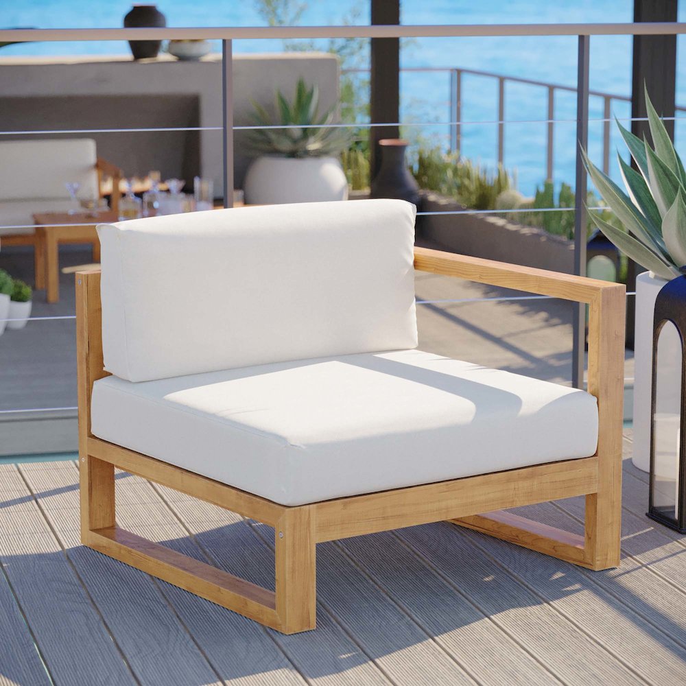 Upland Outdoor Patio Right-Arm Chair. Picture 6