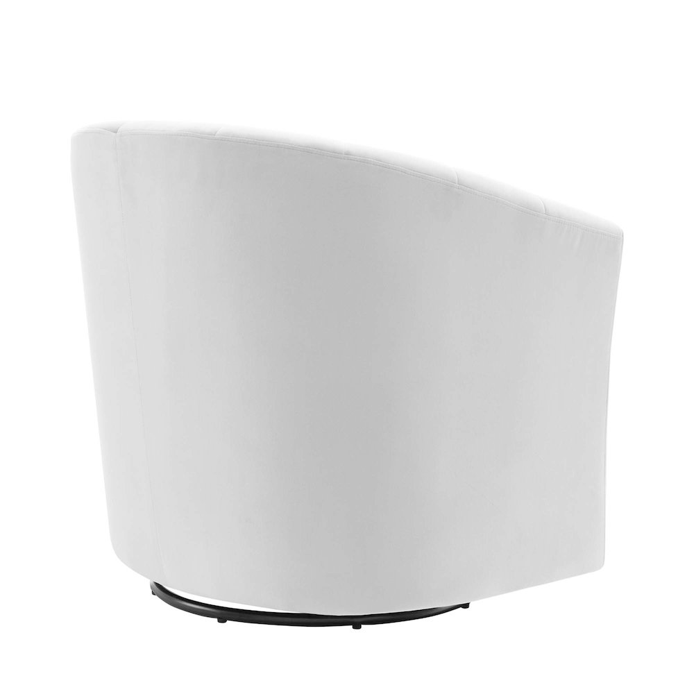 Prospect Performance Velvet Swivel Armchair. Picture 3