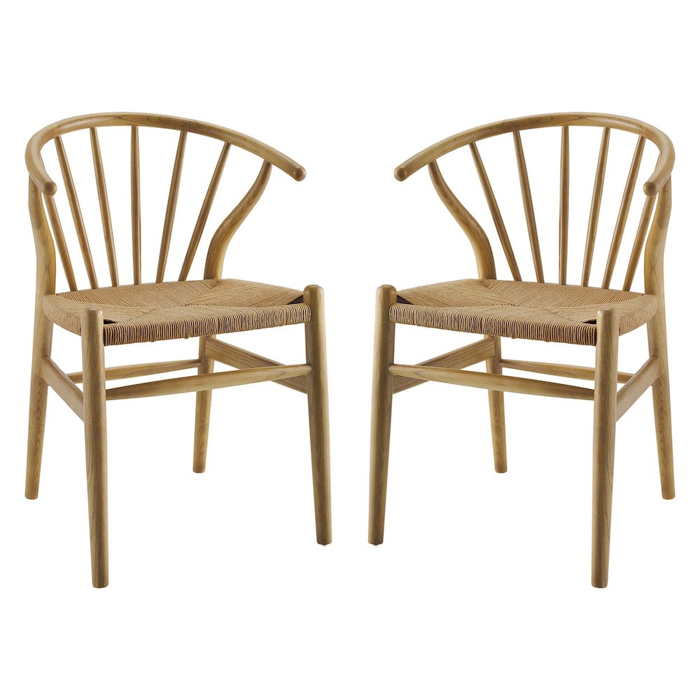 Flourish Spindle Wood Dining Side Chair Set of 2. Picture 1