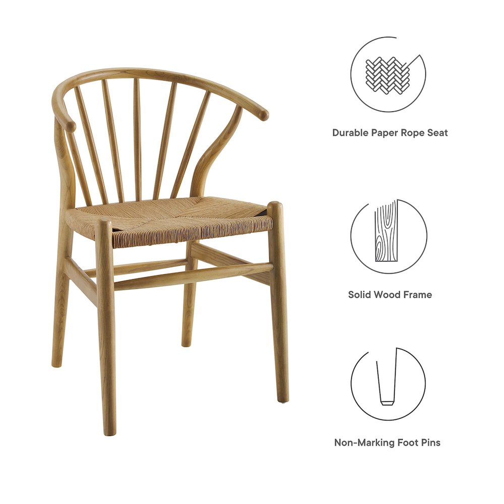 Flourish Spindle Wood Dining Side Chair Set of 2. Picture 6