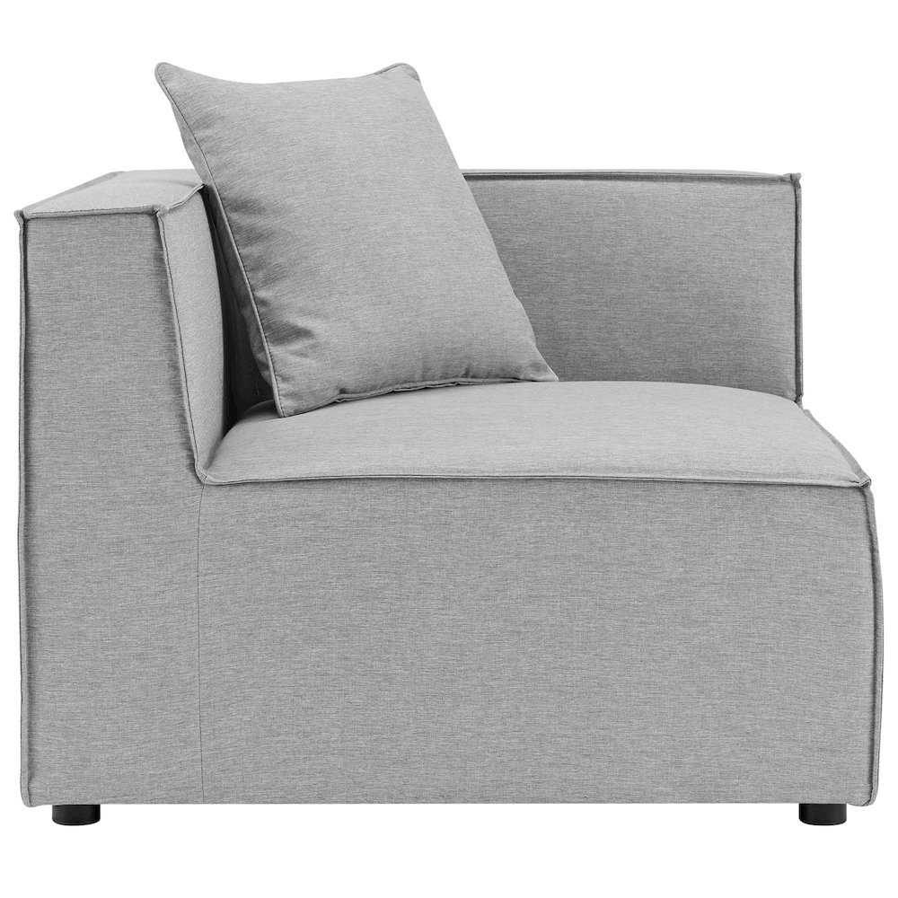 Saybrook Outdoor Patio Upholstered Sectional Sofa Corner Chair. Picture 3