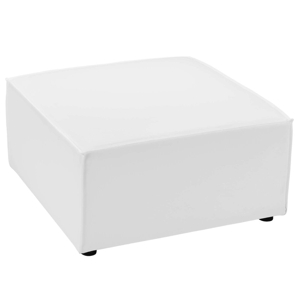 Saybrook Outdoor Patio Upholstered Sectional Sofa Ottoman. Picture 3