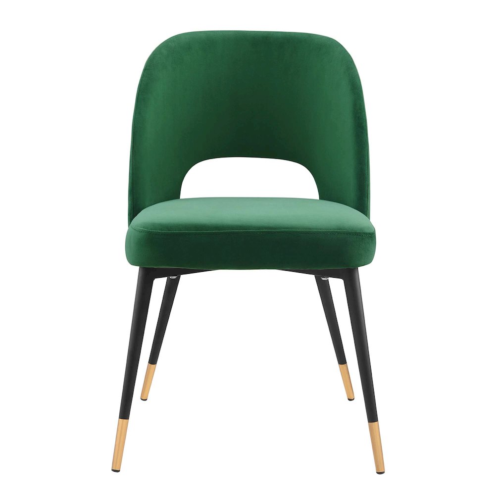 Rouse Performance Velvet Dining Side Chair. Picture 6