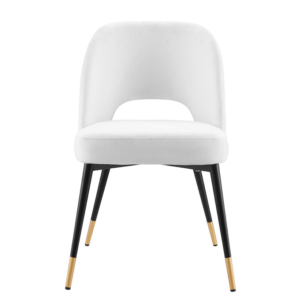 Rouse Performance Velvet Dining Side Chair. Picture 4