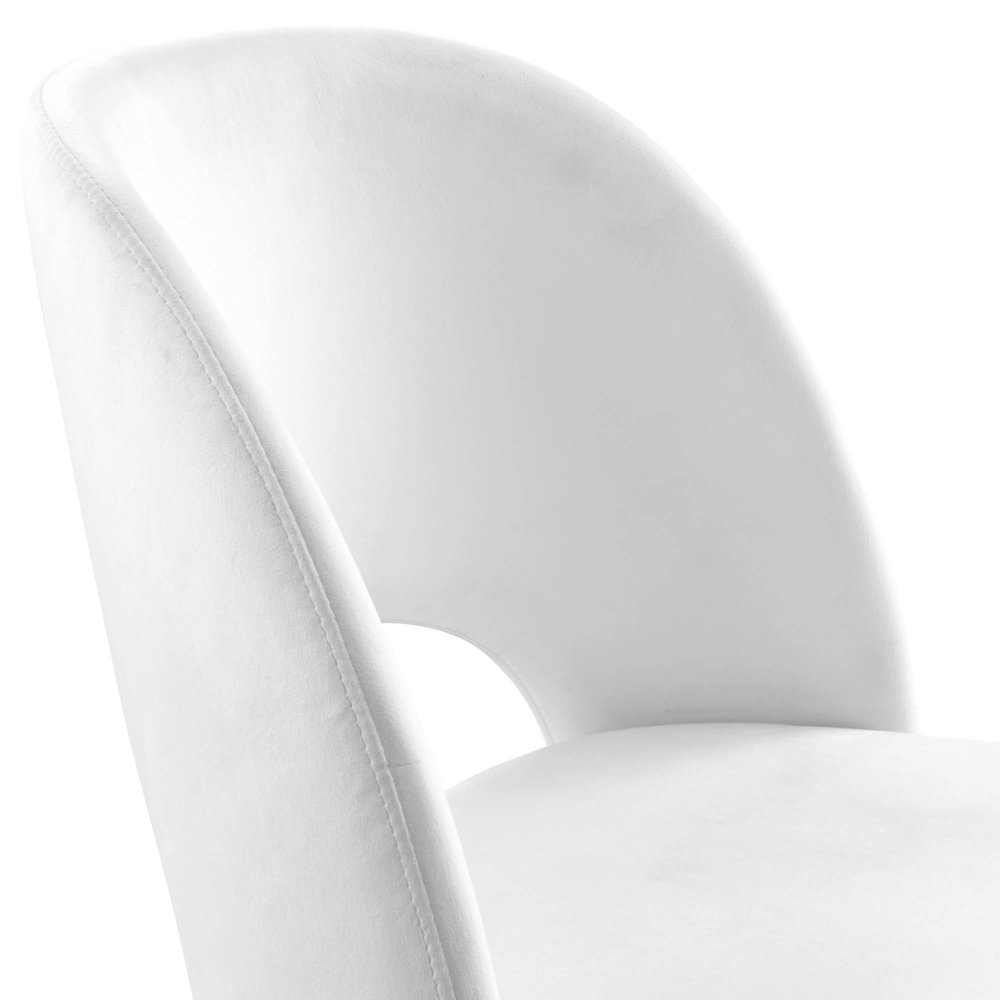 Rouse Performance Velvet Dining Side Chair. Picture 5