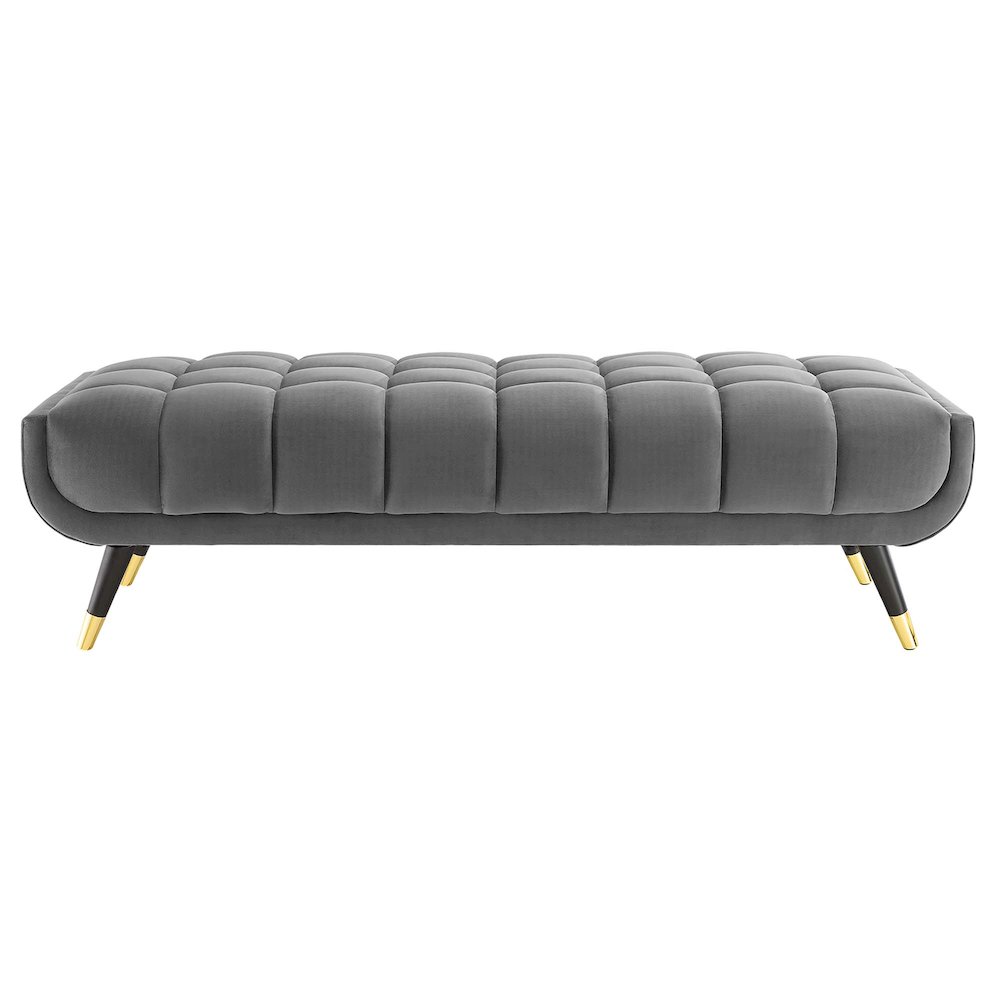 Adept 60" Performance Velvet Bench. Picture 4