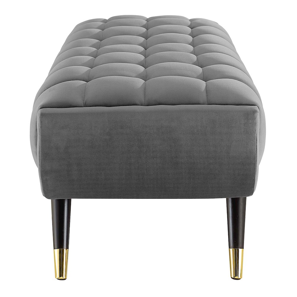 Adept 60" Performance Velvet Bench. Picture 5