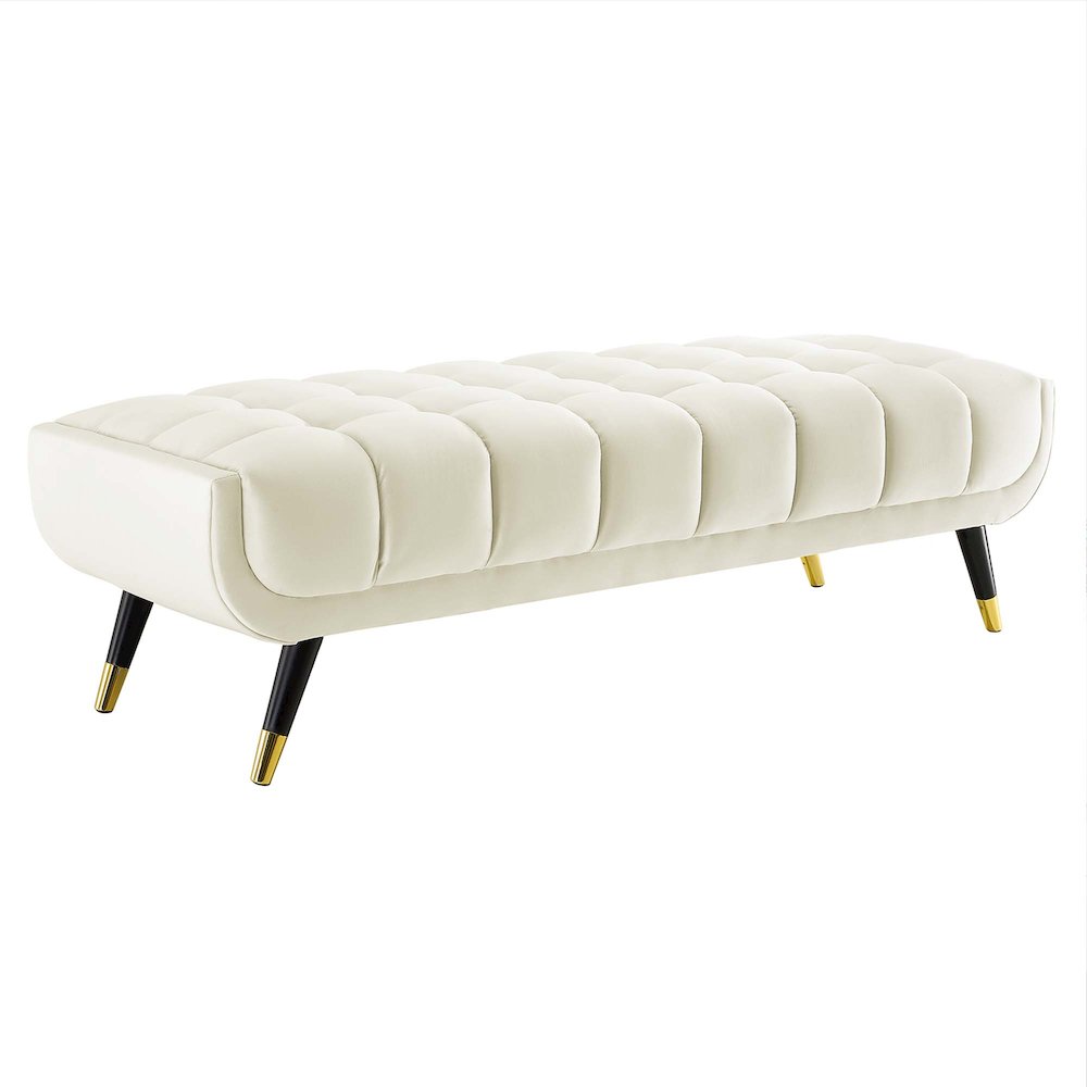 Adept 60" Performance Velvet Bench. Picture 1