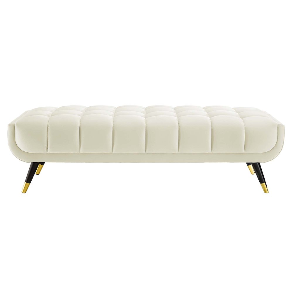 Adept 60" Performance Velvet Bench. Picture 4