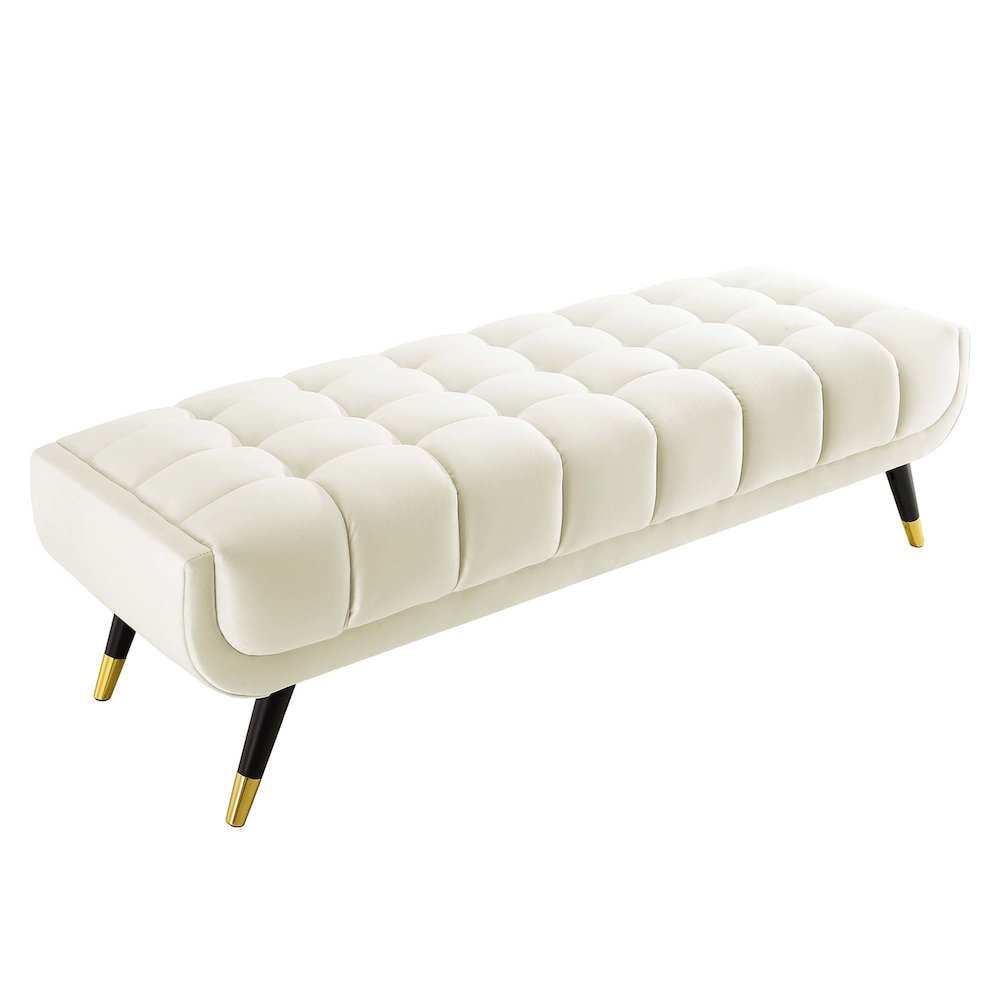 Adept 60" Performance Velvet Bench. Picture 6