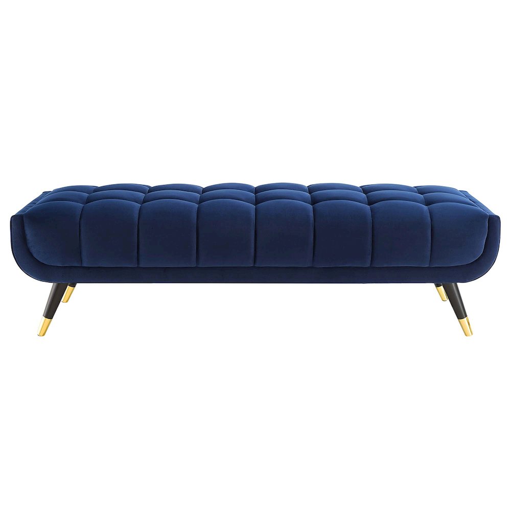 Adept 60" Performance Velvet Bench. Picture 4