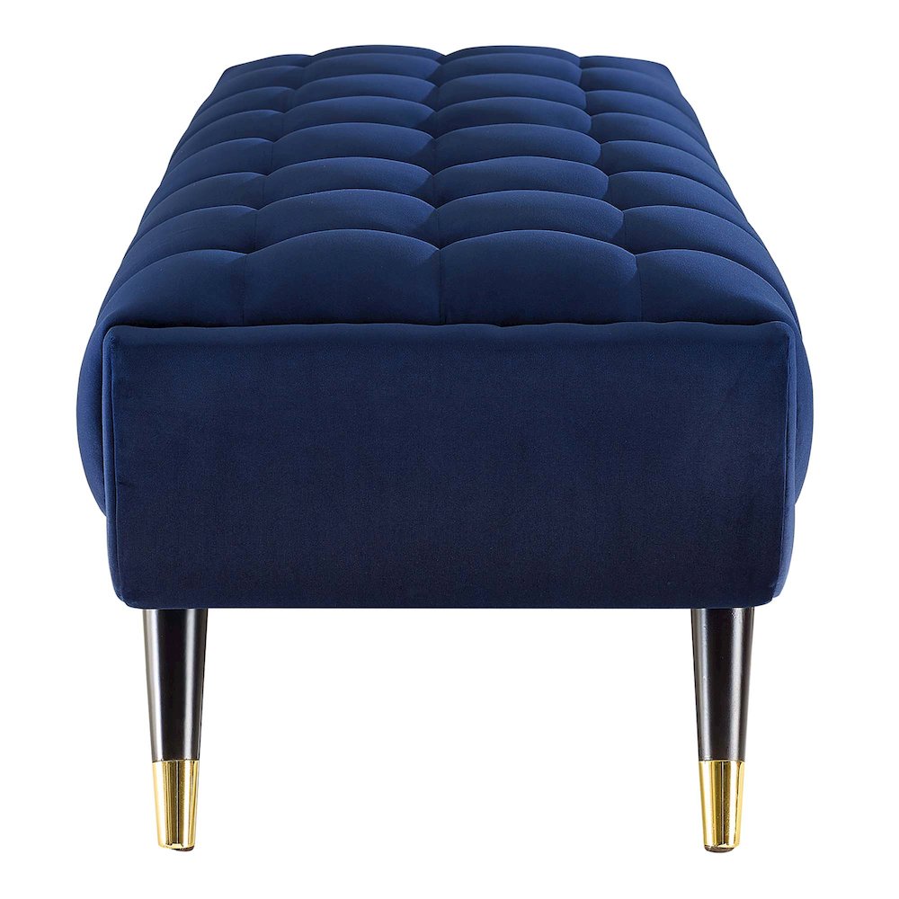 Adept 60" Performance Velvet Bench. Picture 5