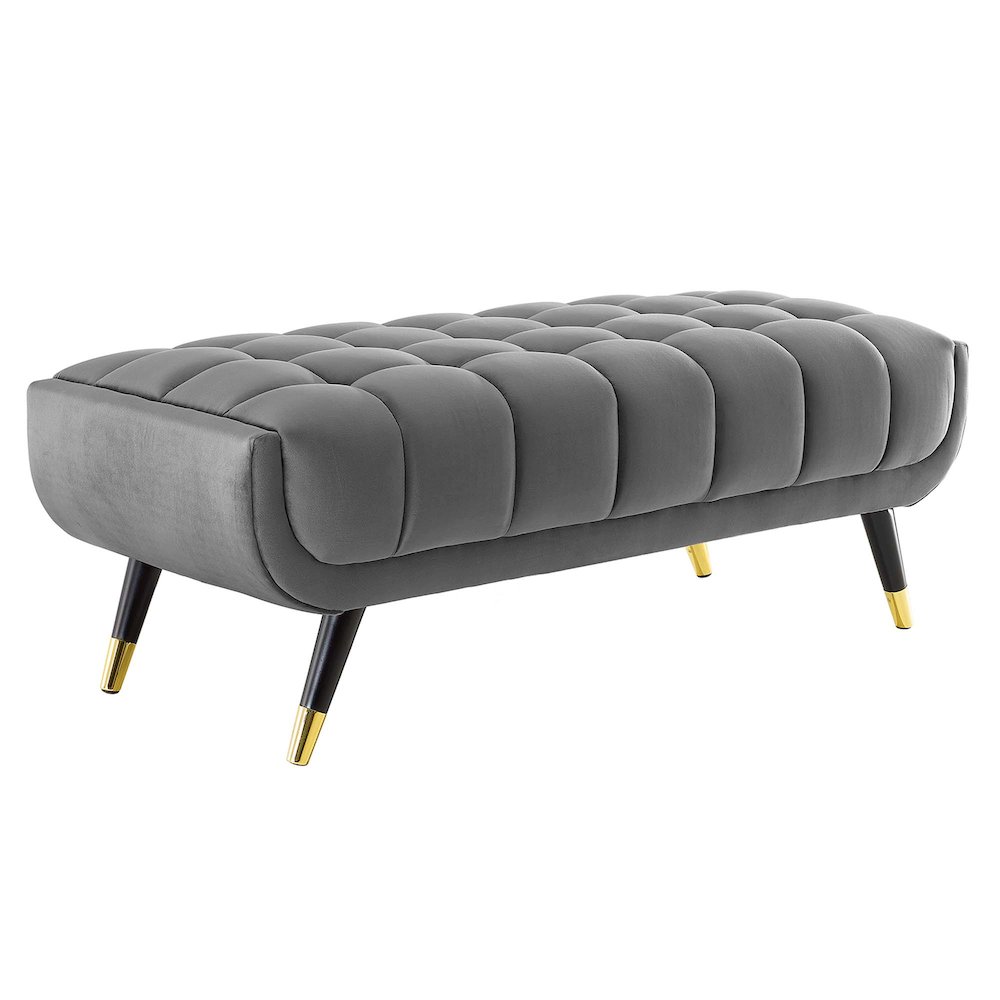 Adept 47.5" Performance Velvet Bench. Picture 1