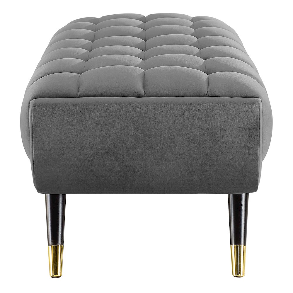 Adept 47.5" Performance Velvet Bench. Picture 5