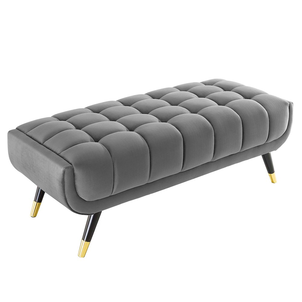 Adept 47.5" Performance Velvet Bench. Picture 4