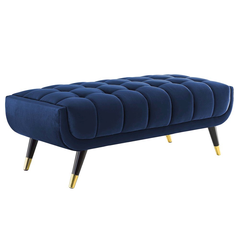 Adept 47.5" Performance Velvet Bench. Picture 1