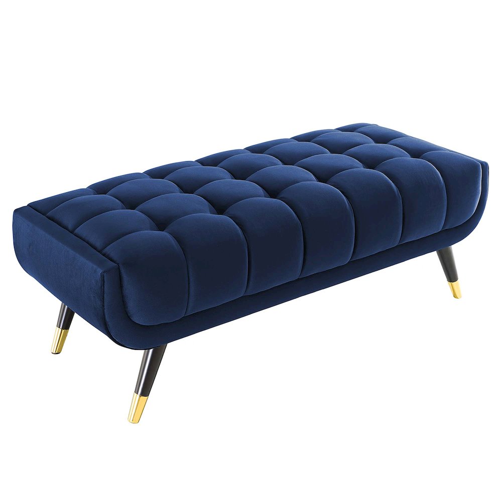 Adept 47.5" Performance Velvet Bench. Picture 4
