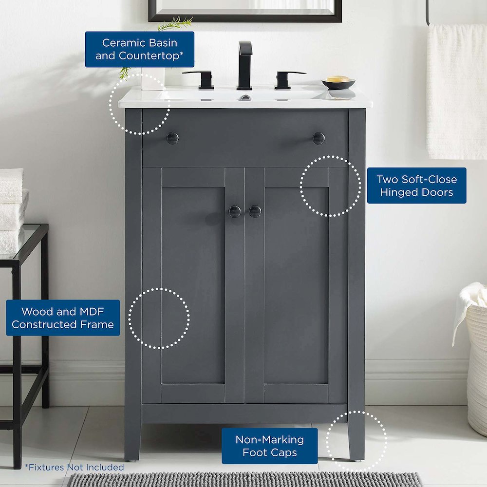 Nantucket 24" Bathroom Vanity. Picture 11