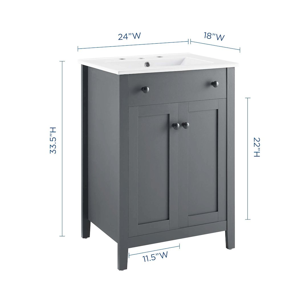 Nantucket 24" Bathroom Vanity. Picture 2