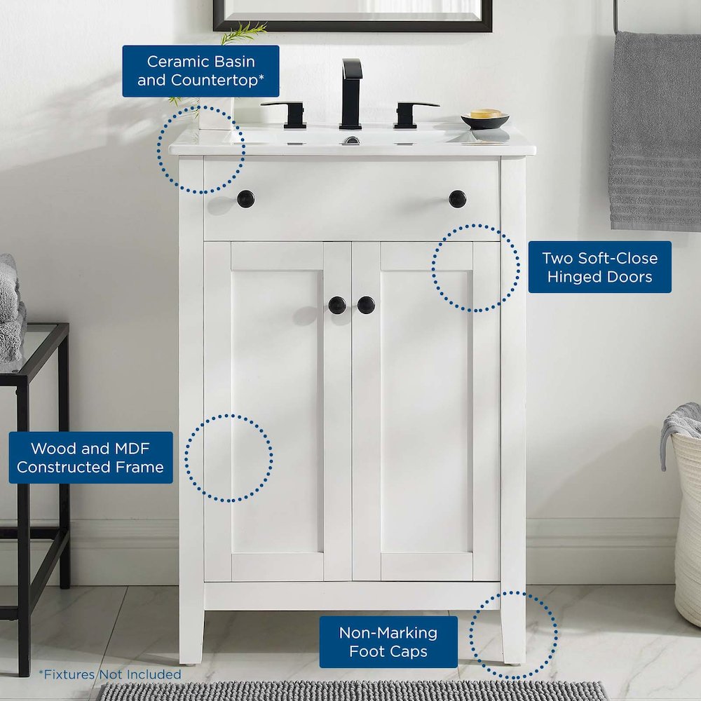 Nantucket 24" Bathroom Vanity. Picture 10
