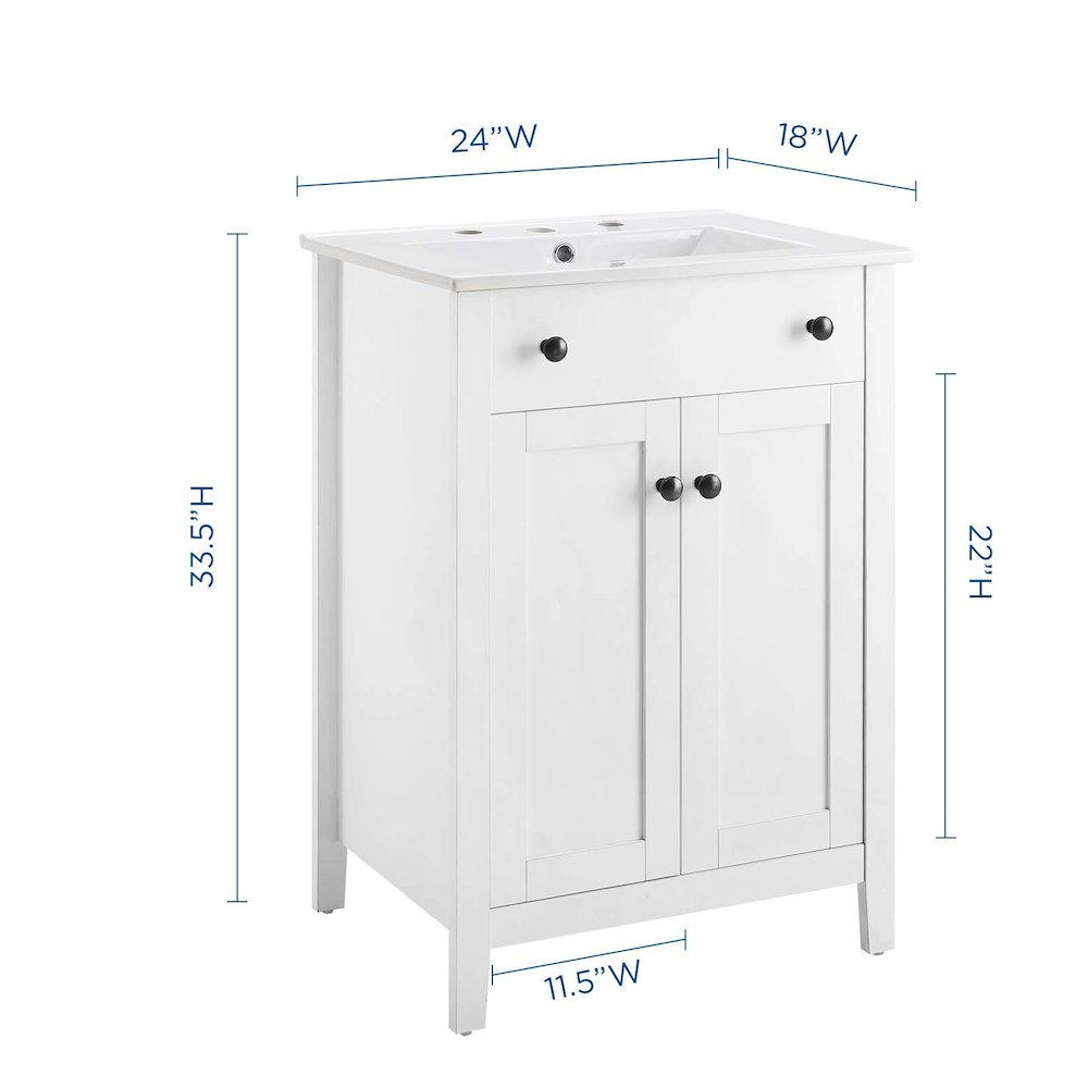 Nantucket 24" Bathroom Vanity. Picture 2