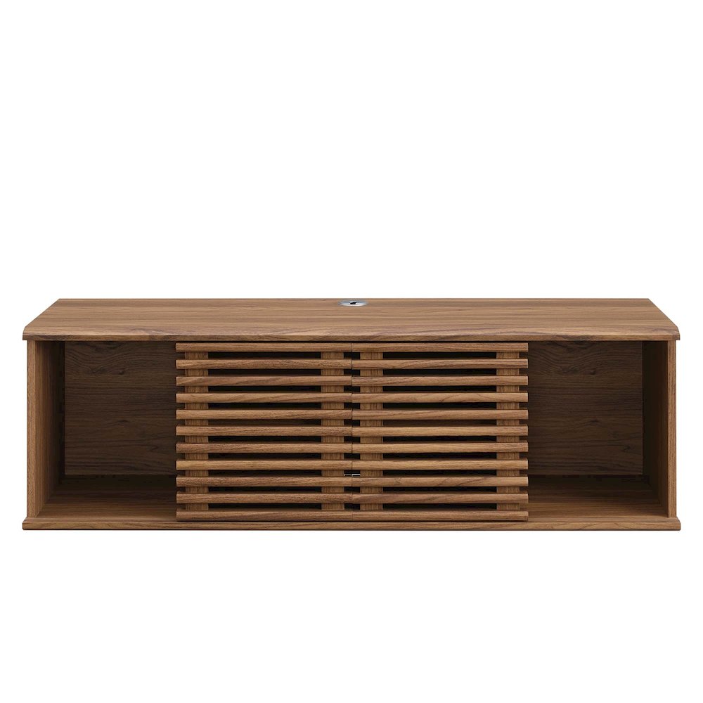 Render 46" Wall-Mount Media Console TV Stand. Picture 4