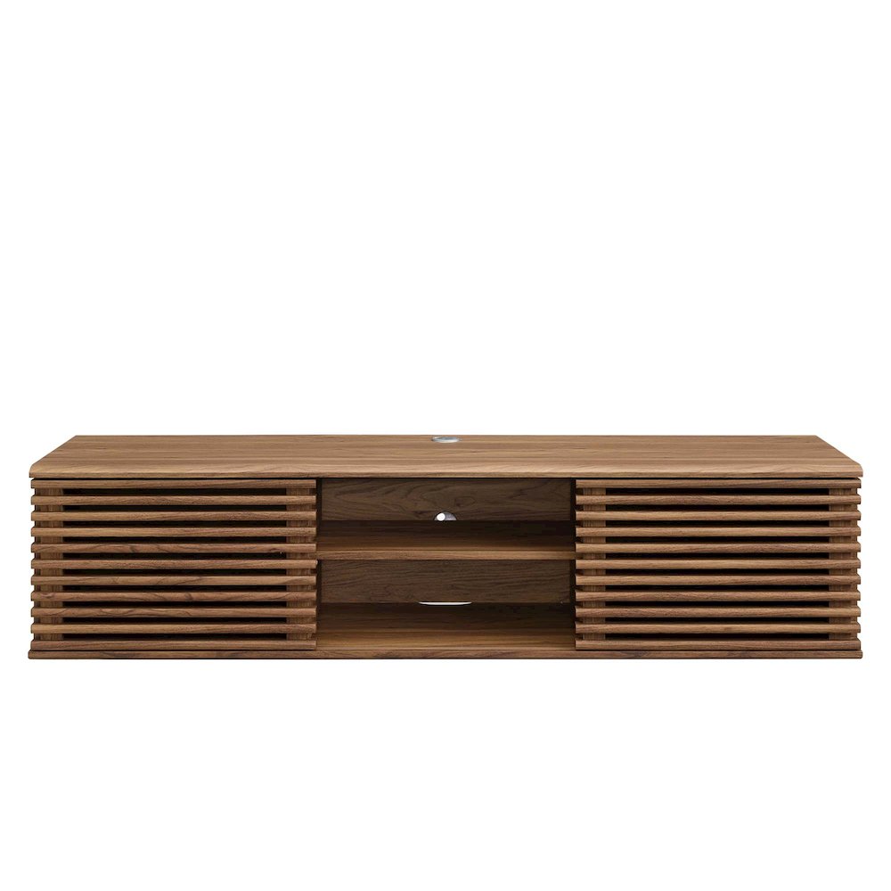 Render 60" Wall-Mount Media Console TV Stand. Picture 3