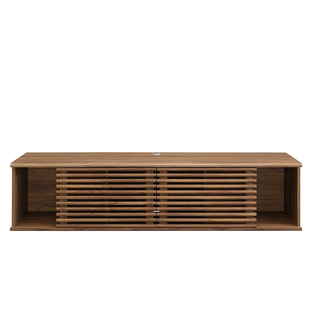 Render 60" Wall-Mount Media Console TV Stand. Picture 4