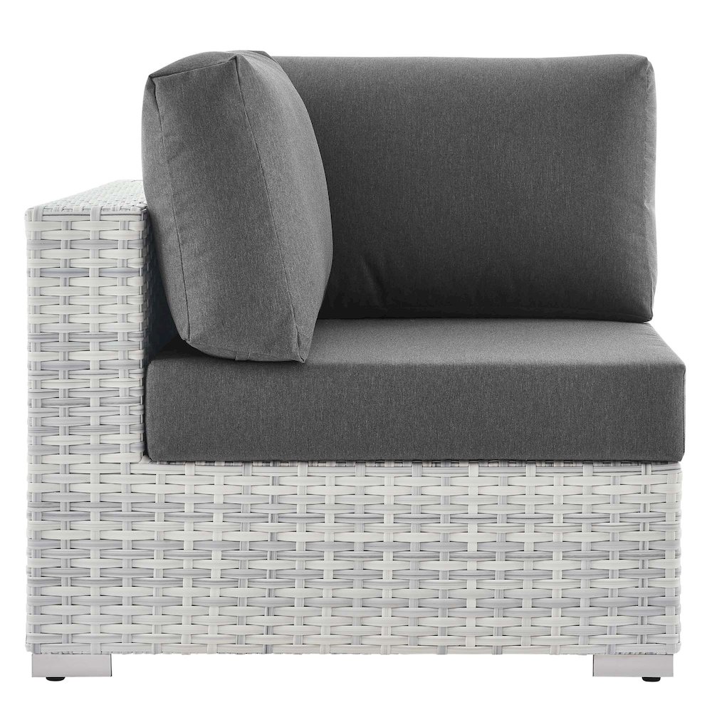 Convene Outdoor Patio Corner Chair. Picture 2