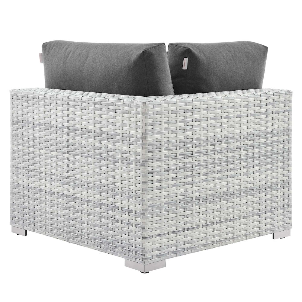 Convene Outdoor Patio Corner Chair. Picture 4
