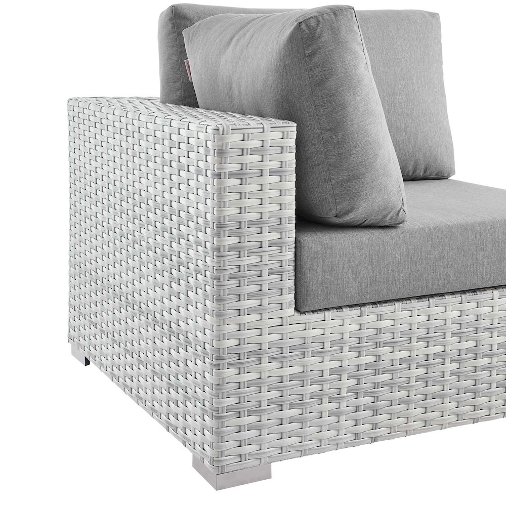 Convene Outdoor Patio Corner Chair. Picture 2
