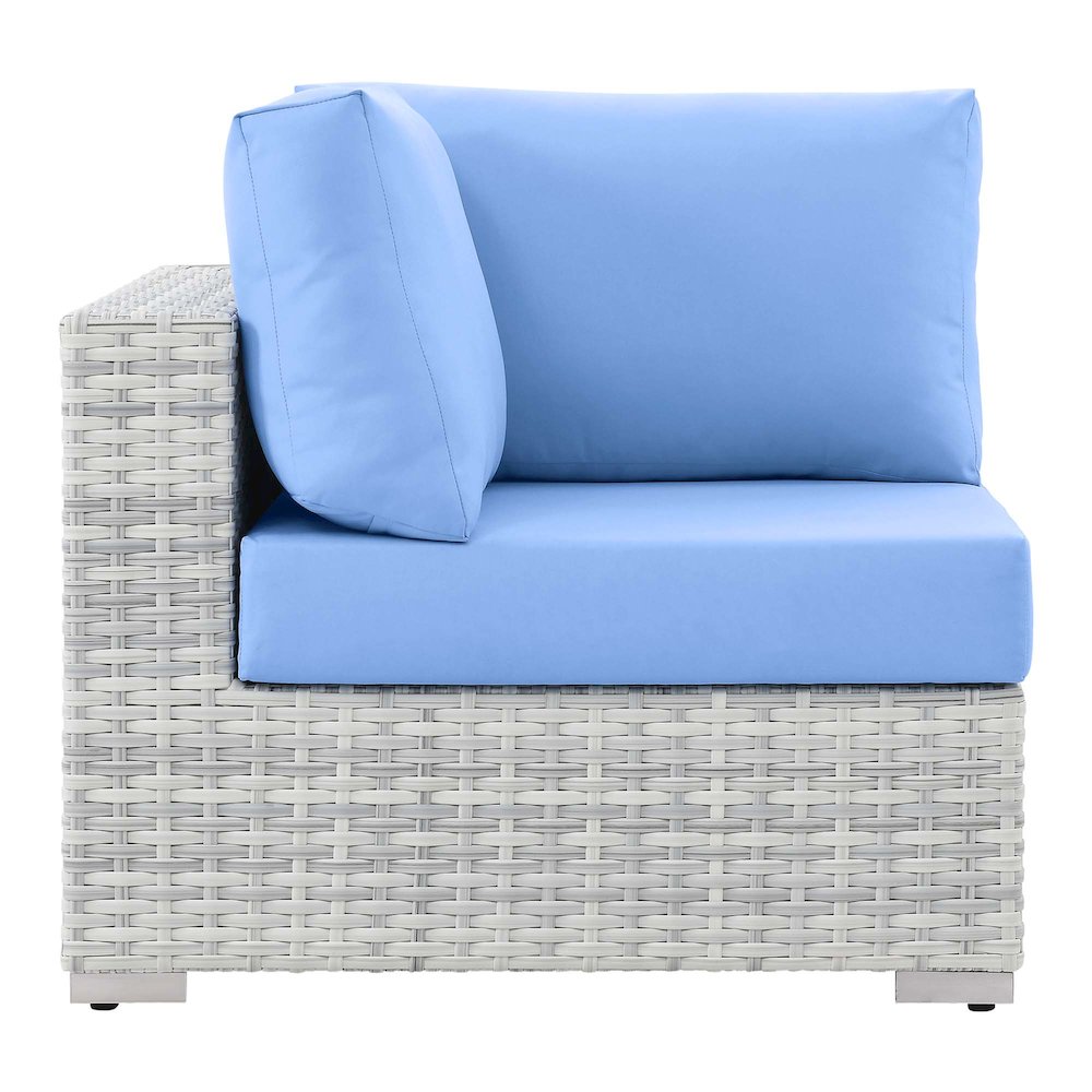 Convene Outdoor Patio Corner Chair. Picture 2