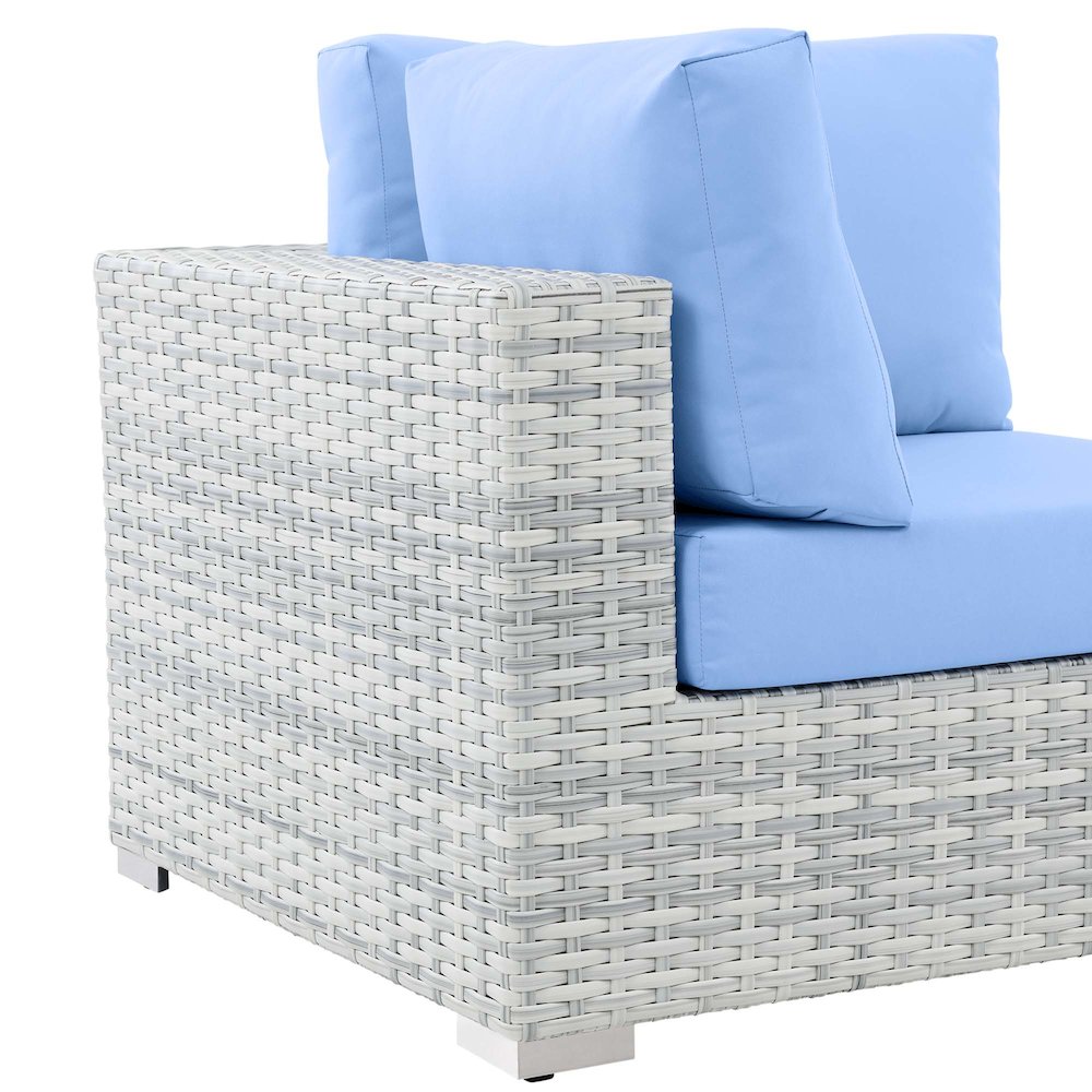 Convene Outdoor Patio Corner Chair. Picture 3