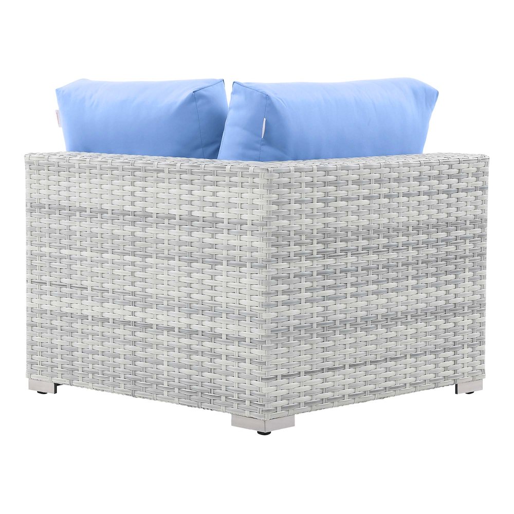 Convene Outdoor Patio Corner Chair. Picture 4