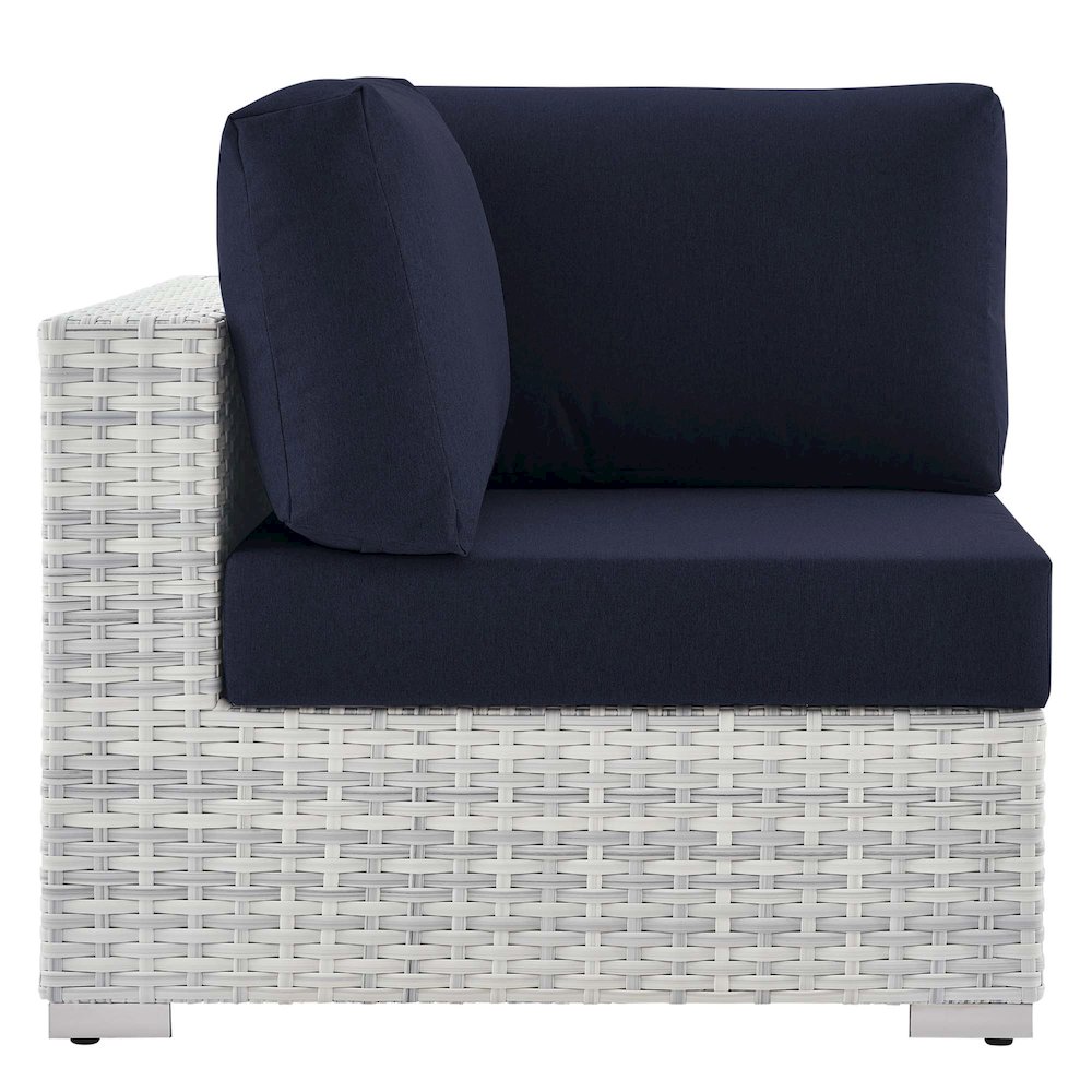 Convene Outdoor Patio Corner Chair. Picture 2