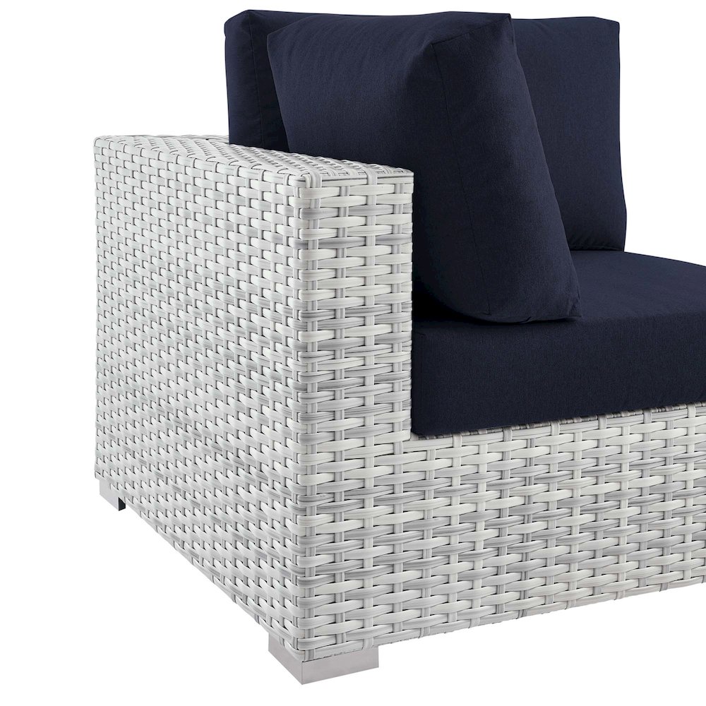 Convene Outdoor Patio Corner Chair. Picture 3